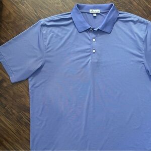 Peter Millar Striped Golf Polo XL